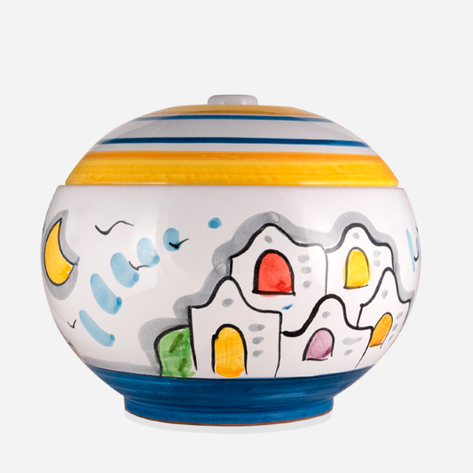 Positano by night – Handmade Cookie Jar